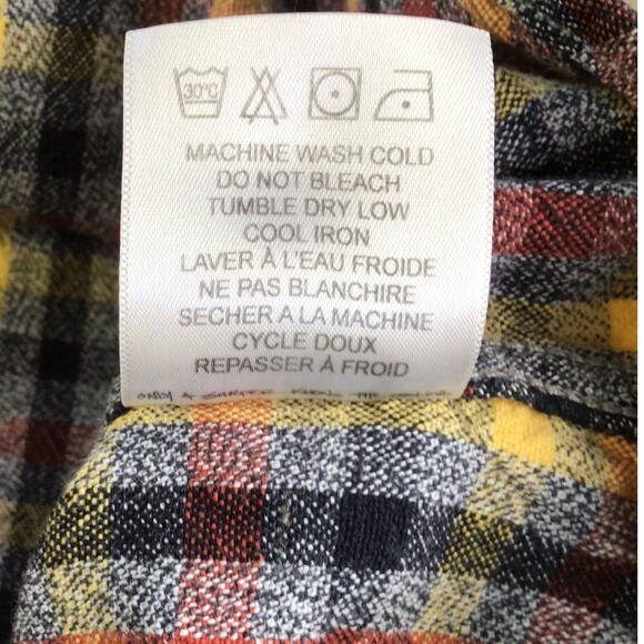 Billabong Plaid Flannel Button Up M - Picture 5 of 9